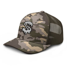 Load image into Gallery viewer, S.O A.C Camouflage trucker hat