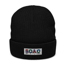 Load image into Gallery viewer, S.O.A.C Ribbed knit beanie
